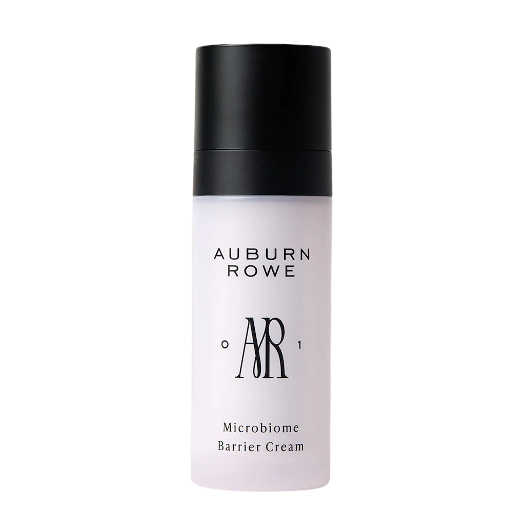 Auburn Rowe Microbiome Barrier Cream bottle on a white background