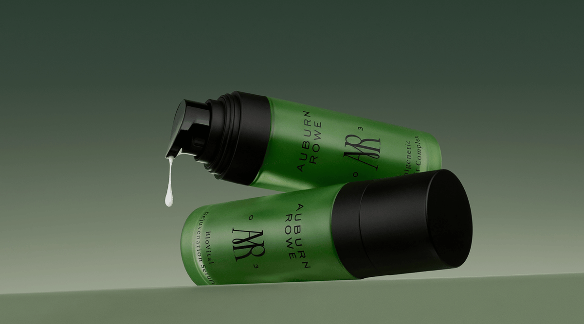 auburn rowe biovital rejuvenation serum bottlles