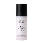 Auburn Rowe skincare emulsion bottle on a white background