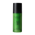 Green serum bottle with black cap on a white background, featuring the brand 'Auburn Rowe'.