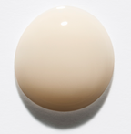 Beige sphere on a white background