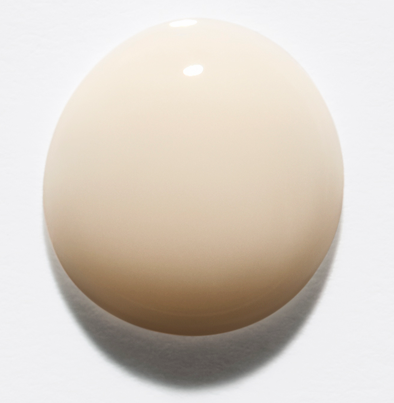 Beige sphere on a white background
