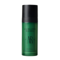 Green skincare serum bottle with black cap on a white background, featuring the brand 'Auburn Rowe'.