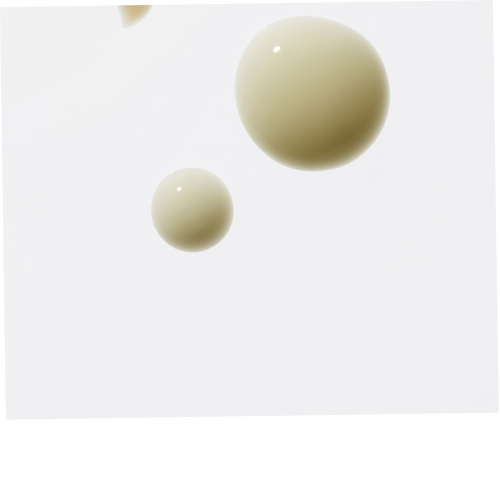 Pair of beige earrings on a white background