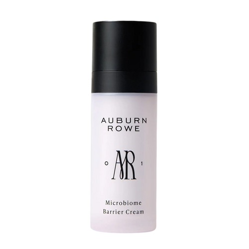 Auburn Rowe Microbiome Barrier Cream bottle on a white background